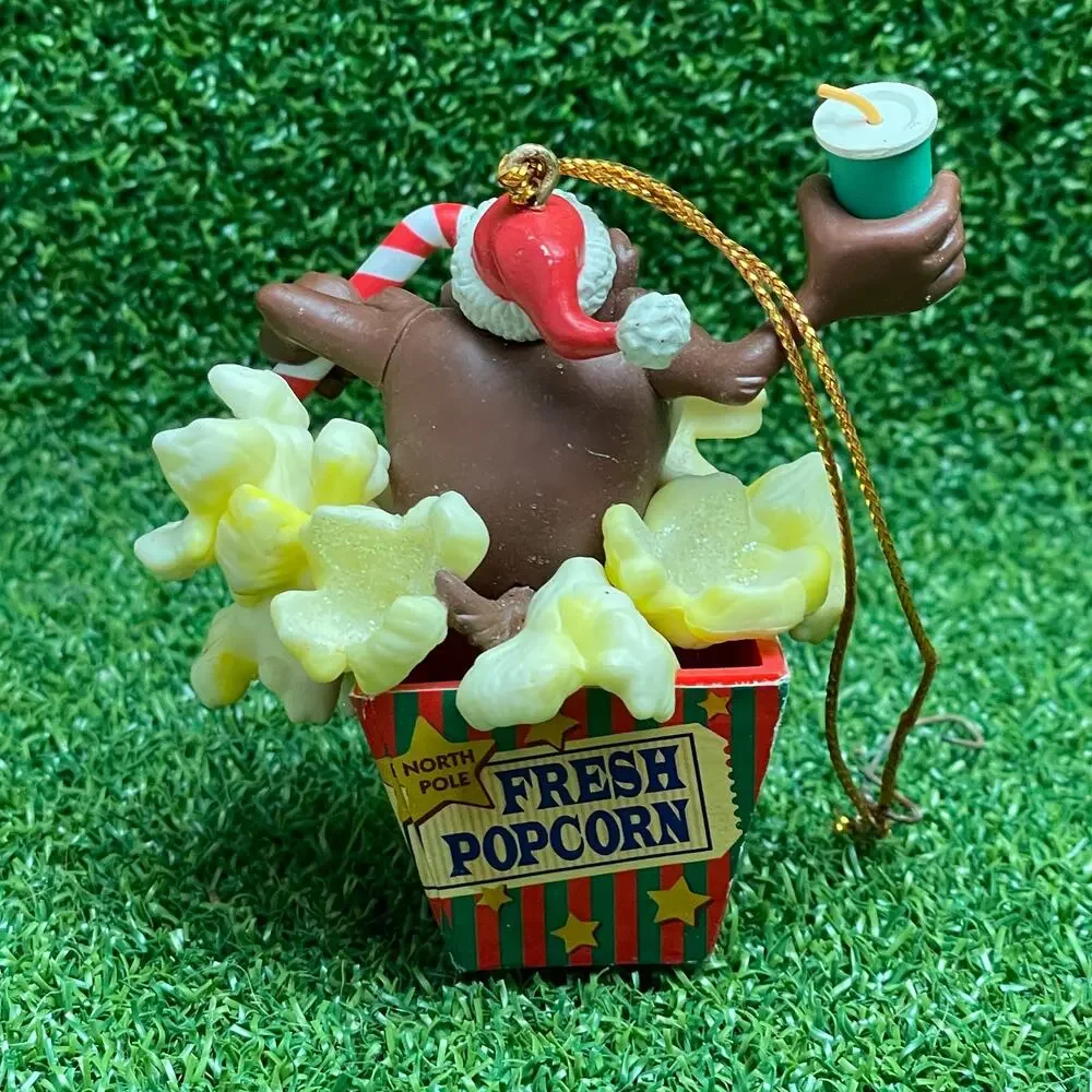 1997 Looney Tunes Tasmanian Devil Fresh Popcorn Christmas Ornament